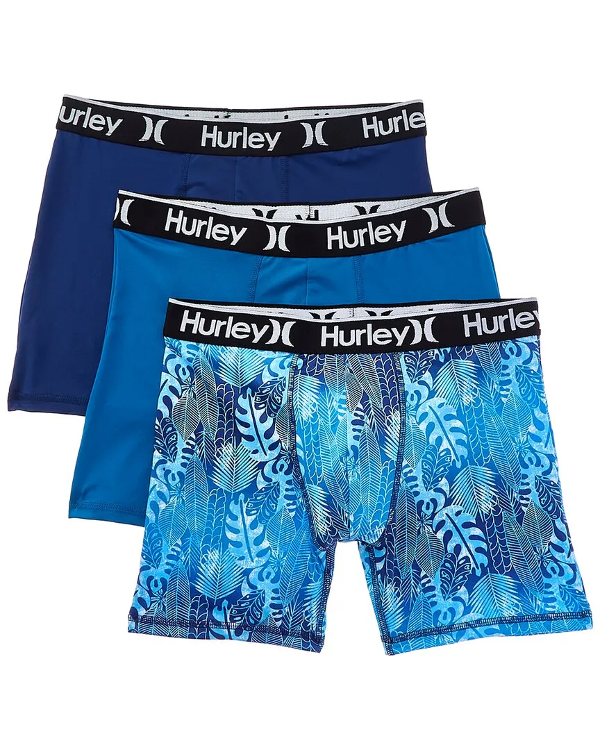 Hurley 3er-Pack Recycelte Boxershorts