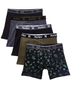 Hurley 5er-Pack Boxershorts aus Recycelmaterial