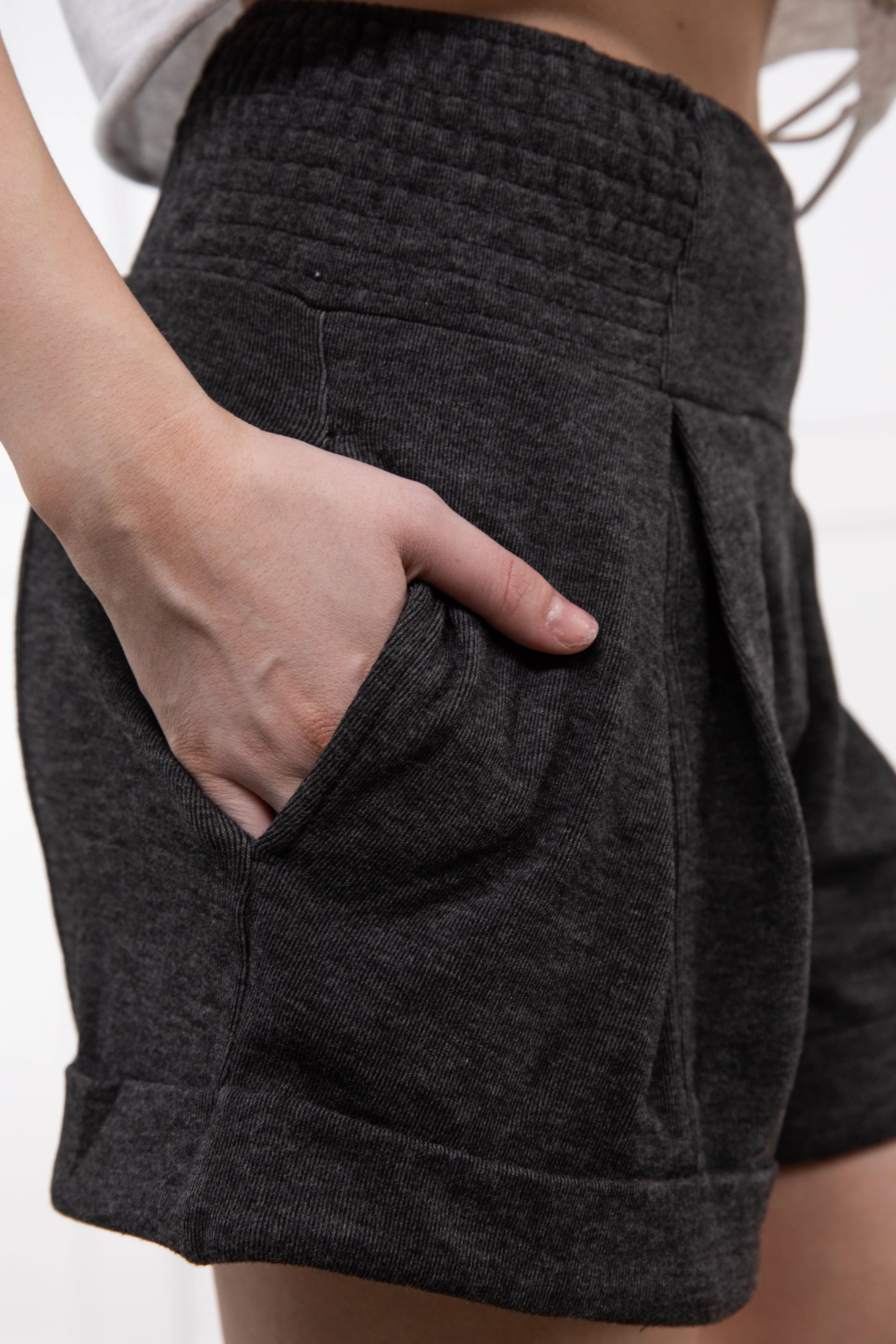 Ich werde Tausend Meilen gehen Damen Kurzshorts mit Tasche