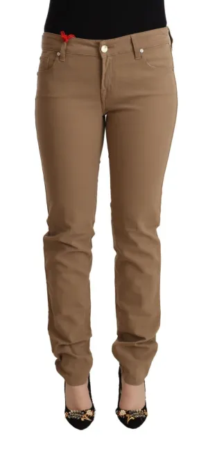 Jacob Cohen Baumwoll-Stretch Skinny Damenhose mit mittlerer Taillenhöhe