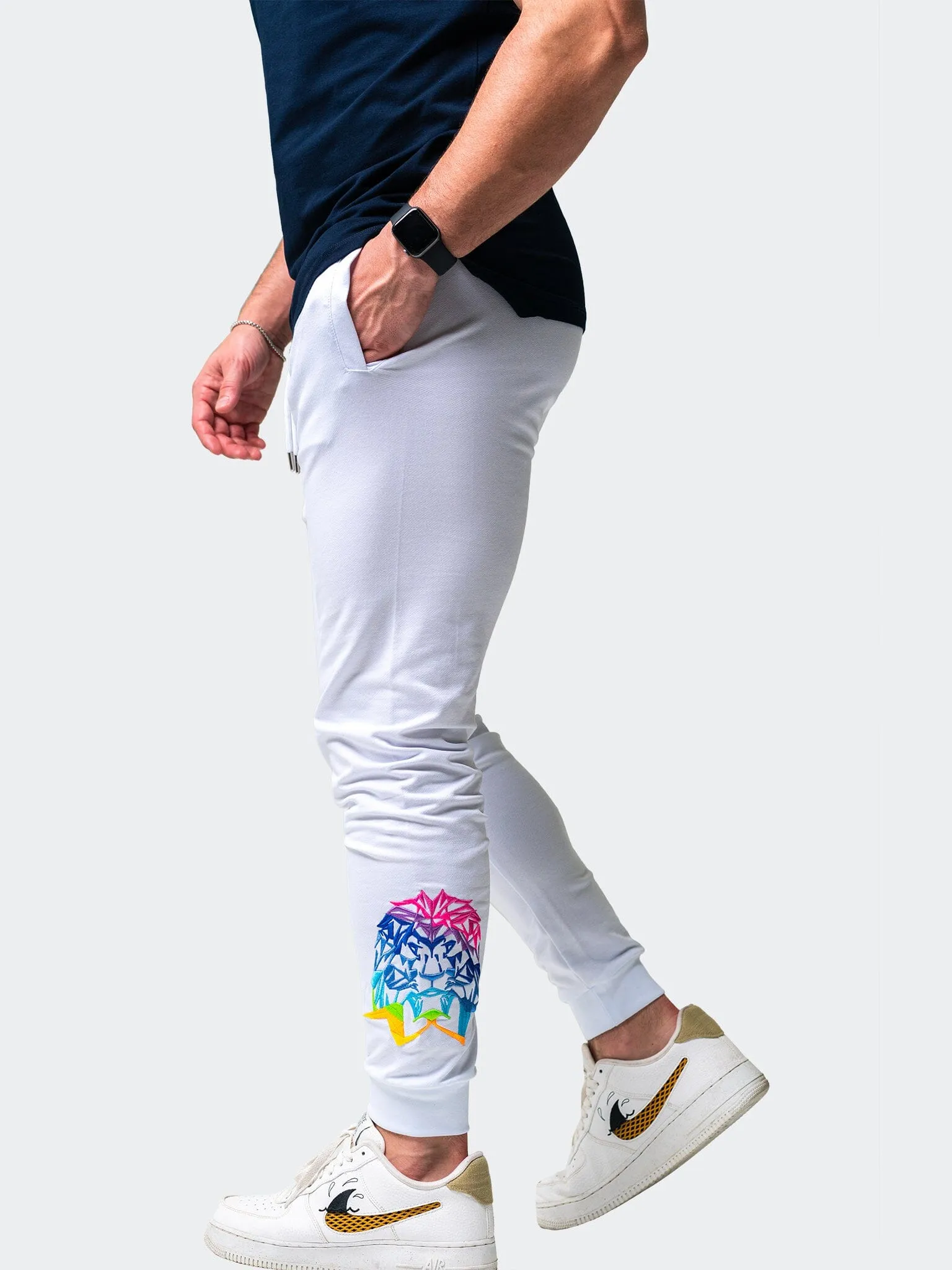 Jogger Neon Weiß