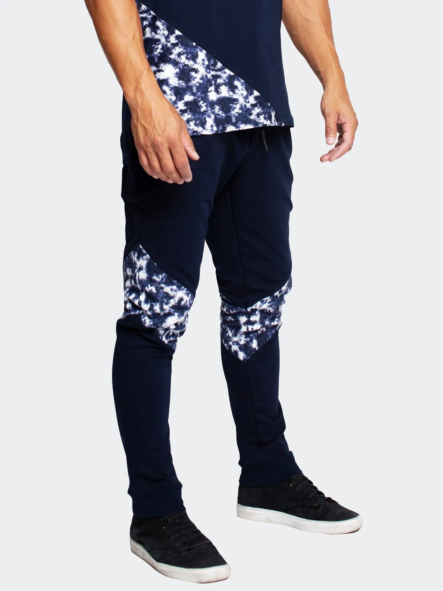 Jogger TieDye Blau