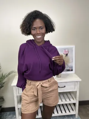 Let's Live It Up Damen-Shorts mit abnehmbarem Gürtel