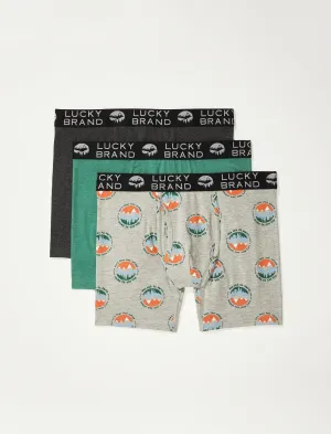 Lucky Brand 3er-Pack Stretch-Boxershorts Mehrfarbig Lucky Brand