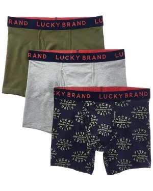 Lucky Brand 3er-Pack Stretch-Boxerslip