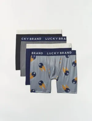 Lucky Brand 4er-Pack Essentielle Weiche Boxershorts