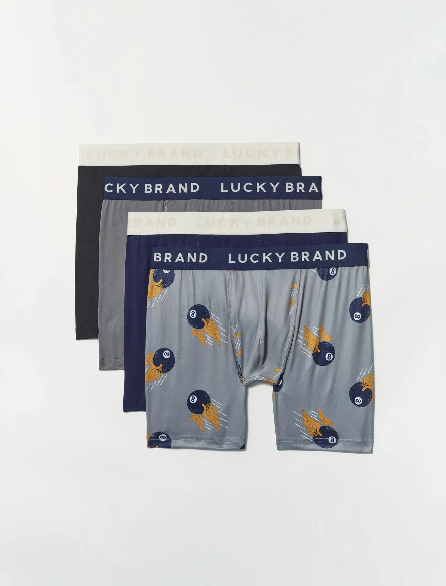 Lucky Brand 4er-Pack Essentielle Weiche Boxershorts