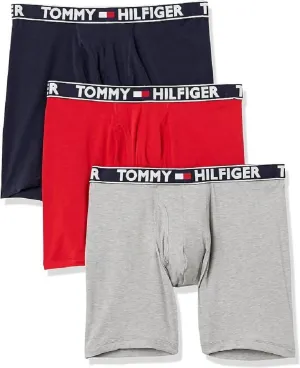Herren 3er-Pack Boxershorts Comfort 2.0 in Marineblau/Rot/Grau