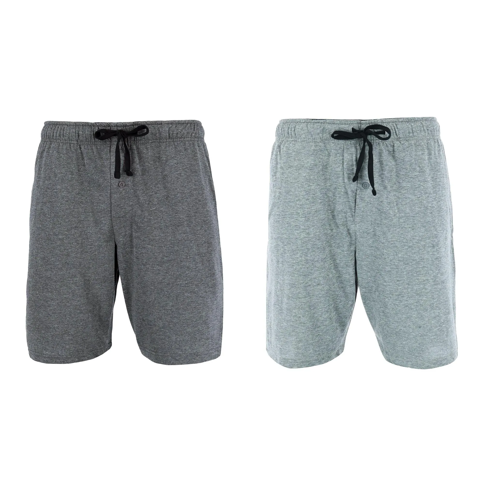 Herren Schlaf- & Lounge-Shorts aus Strick (Größen: groß & lang) - 2er Pack