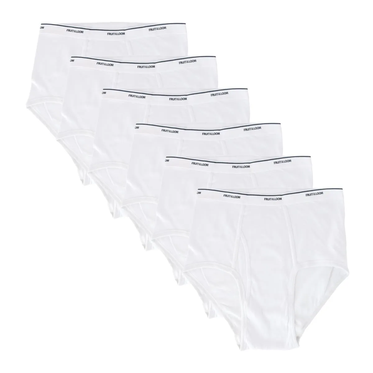 Herren Baumwoll-Slip in großen Größen (6er Pack)