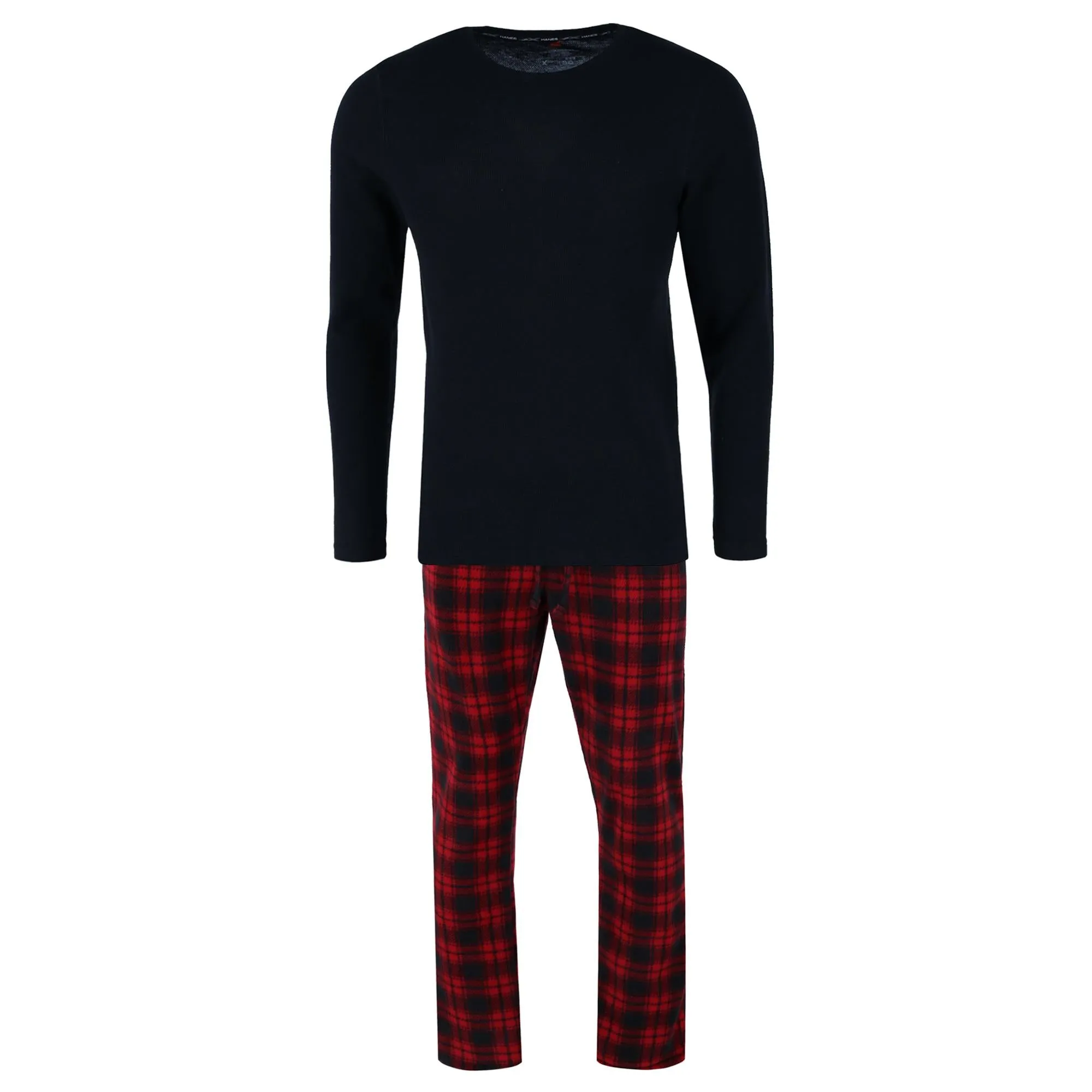 Herren Pyjama-Set aus Mikro-Fleece in Übergrößen mit X-Temp-Technologie