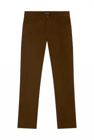 Herren Chino Hosen in Dunkelbraun