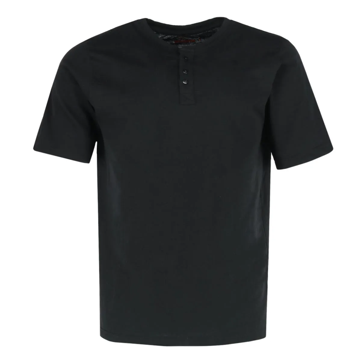 Herren Henley Kurzarm-Shirt und Karo-Pyjama-Hose Set