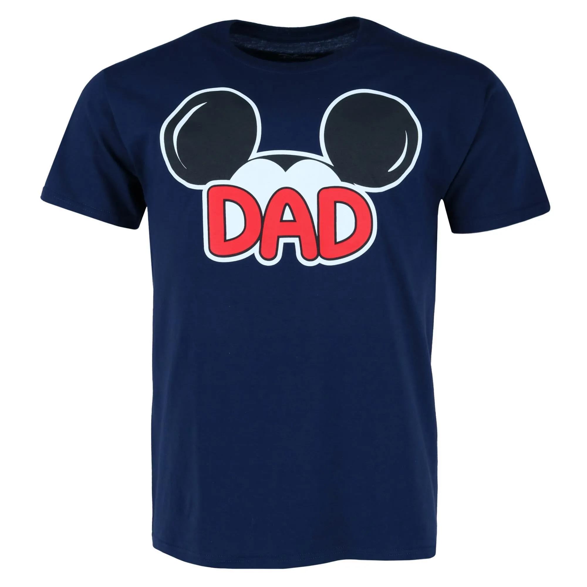 Herren Mickey Mouse Papa Familie T-Shirt