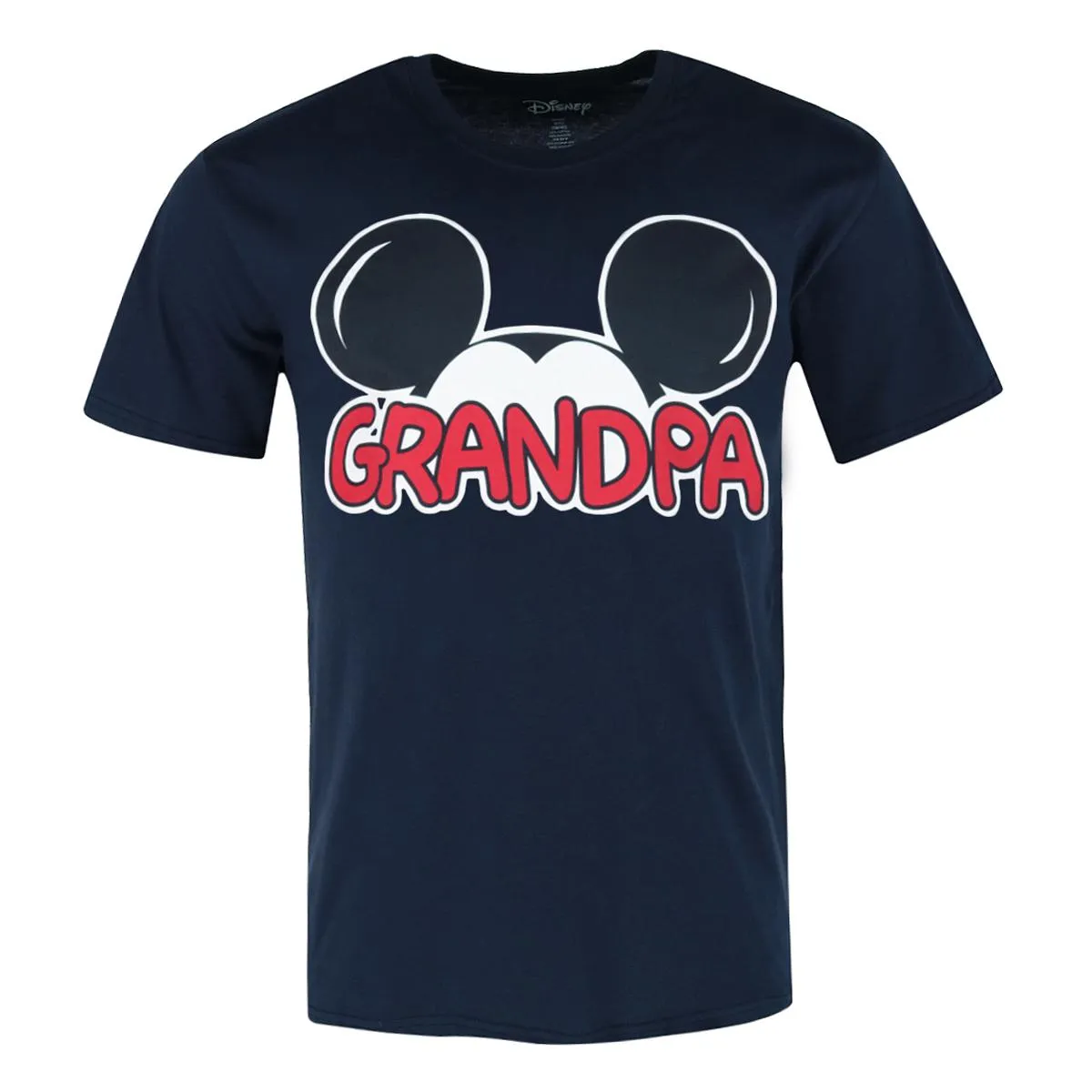 Herren Mickey Mouse Opa Familien T-Shirt