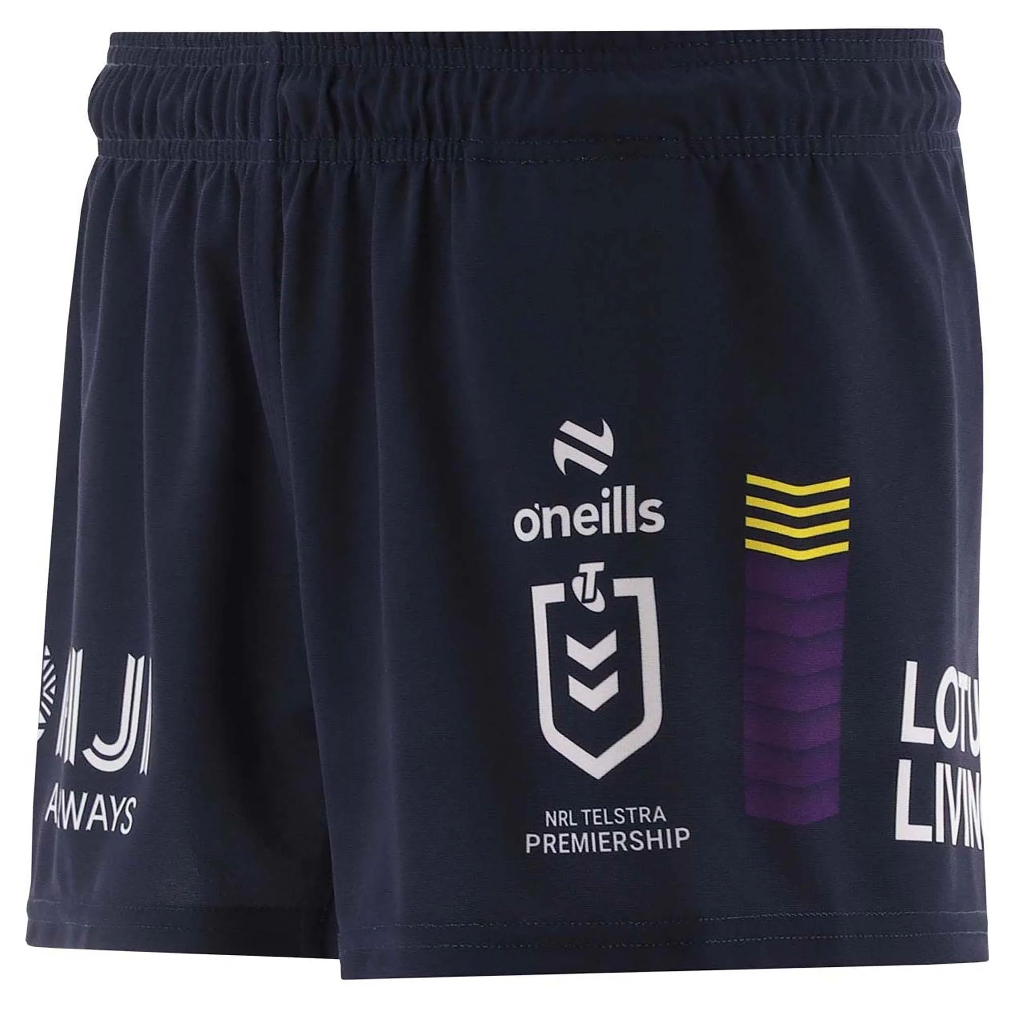 Herren NRL Melbourne Storm 2025 Heimspiel-Shorts