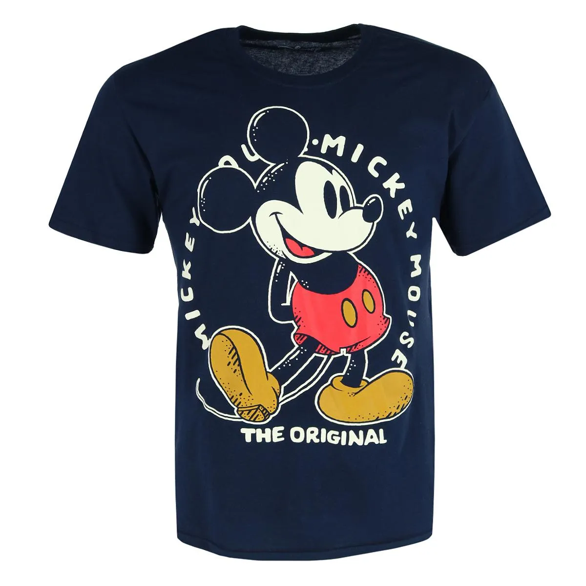 Herren Original Mickey Mouse Kurzarm-Shirt