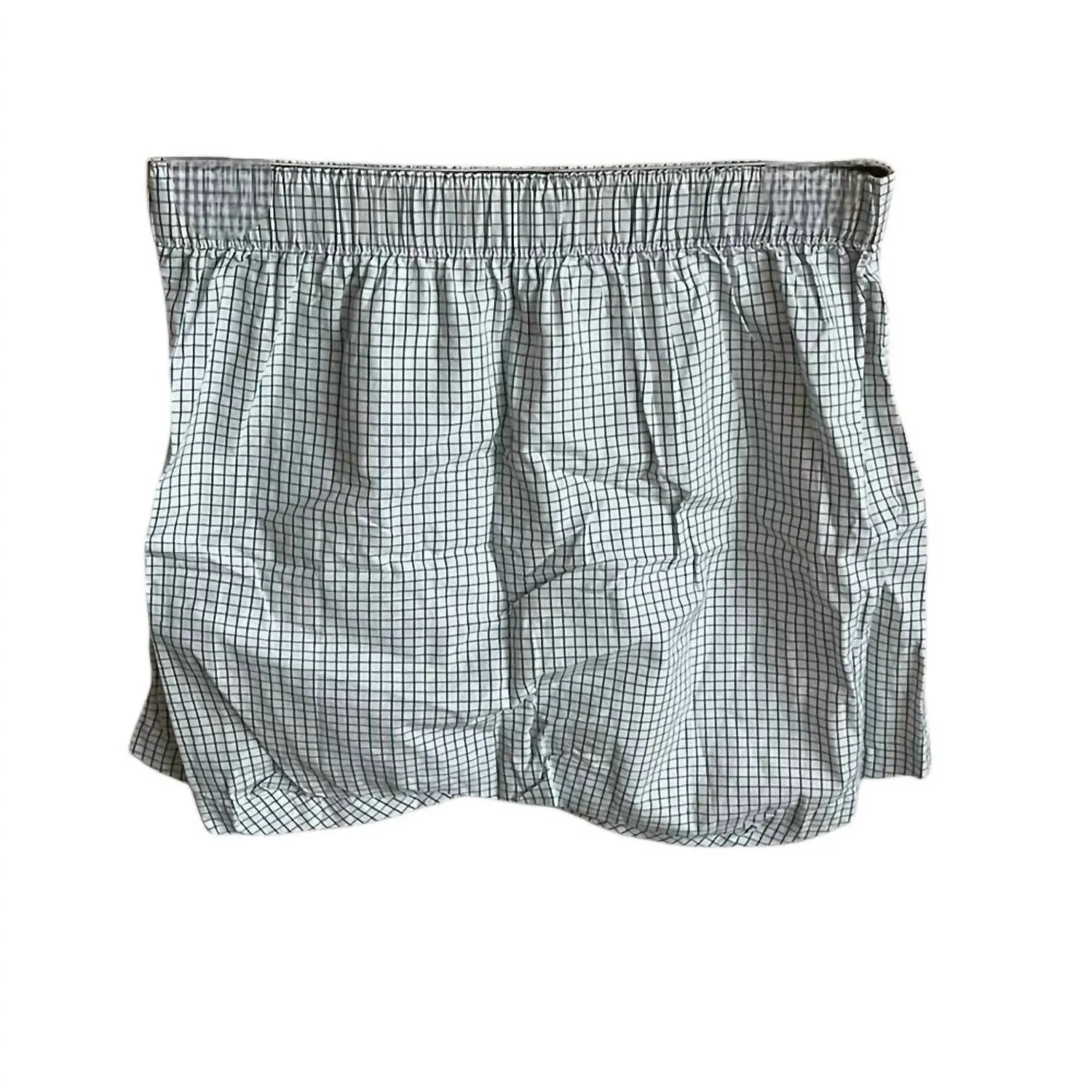 Herren Boxershorts mit Muster in Grün/Weiß