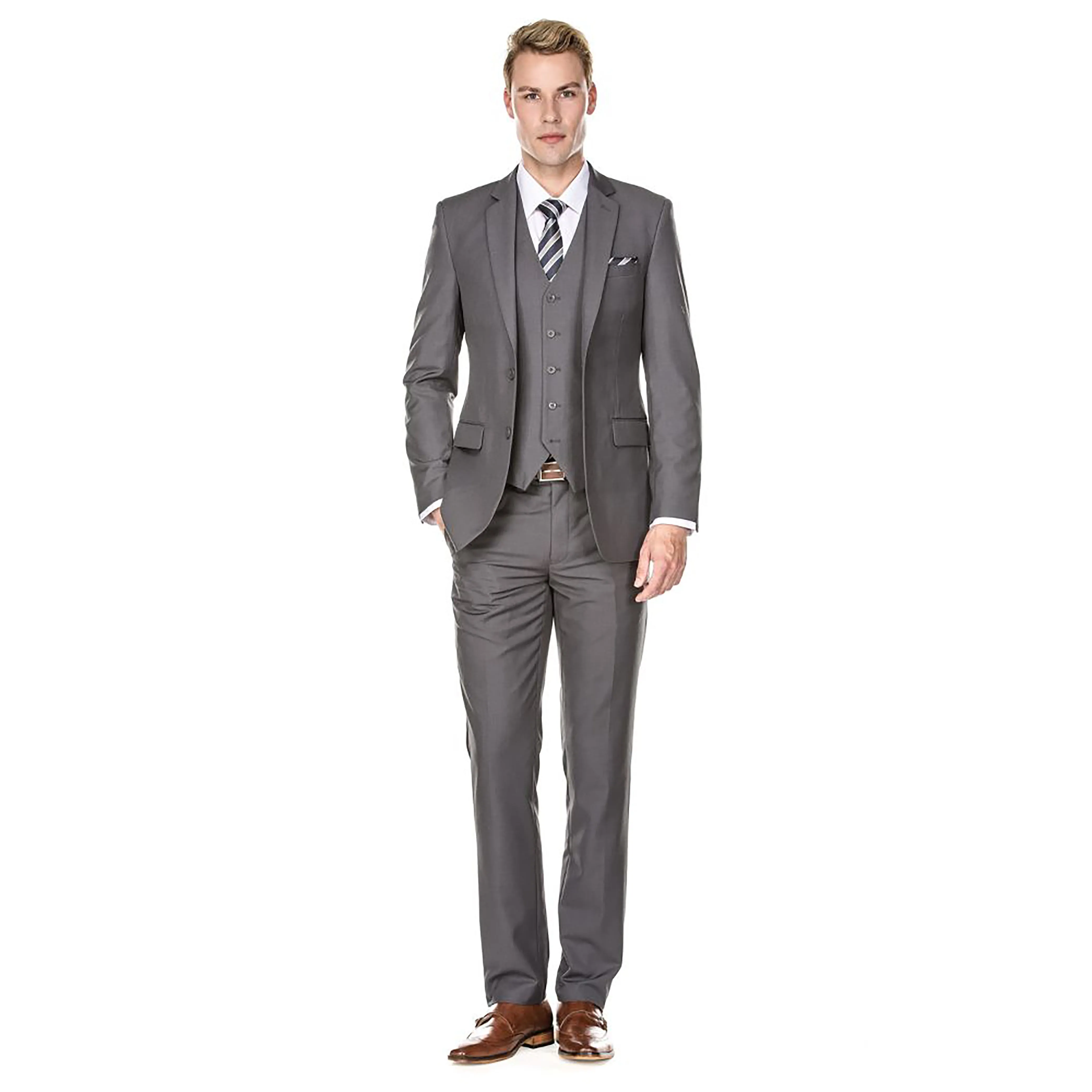 Herren Signature 3-teiliger Slim Fit Anzug