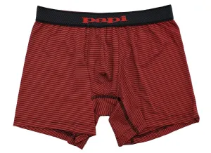 Herren Boxershorts mit Streifen in Rot