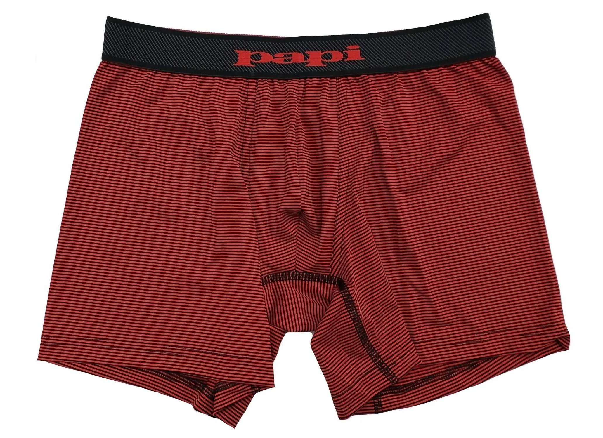 Herren Boxershorts mit Streifen in Rot