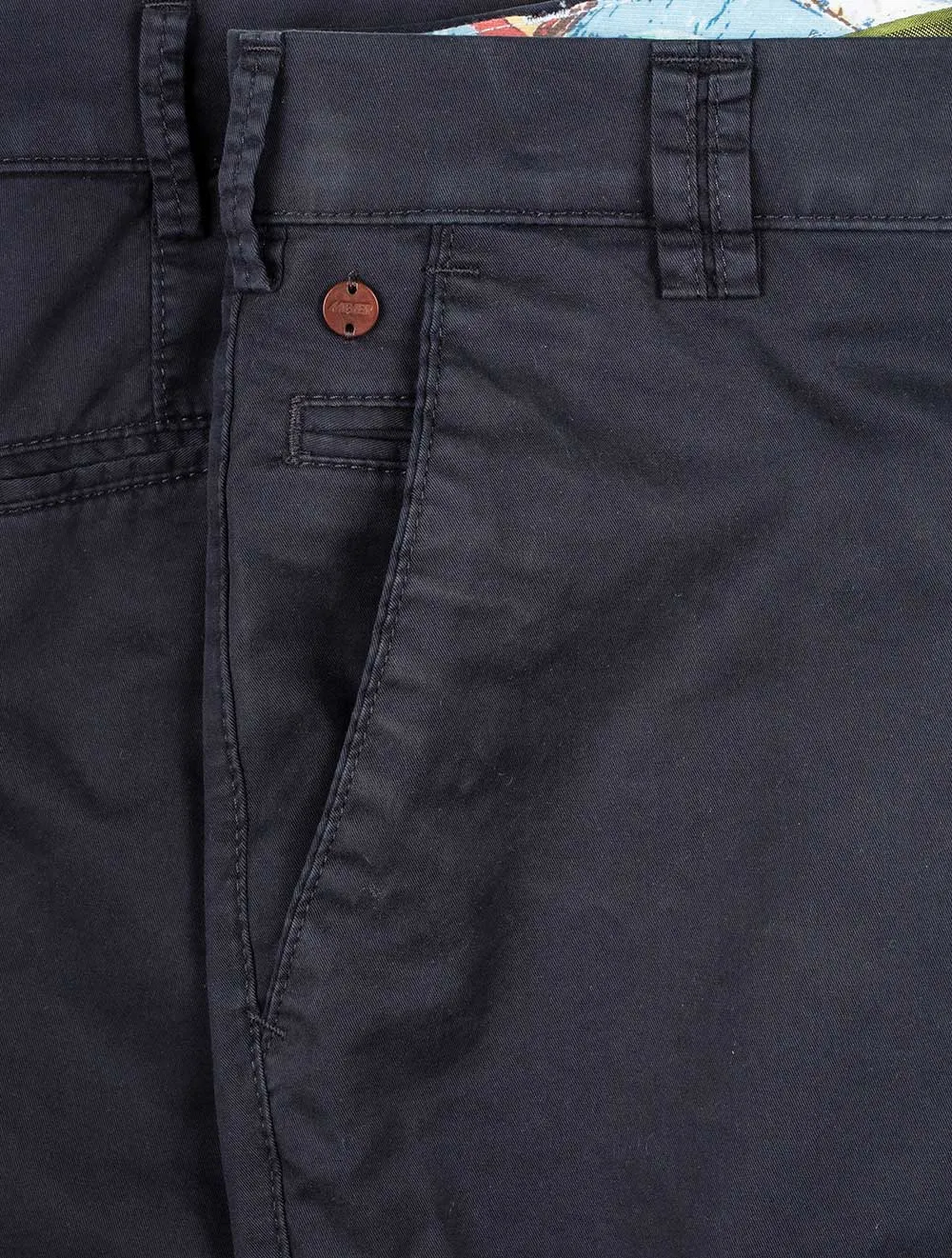 Meyer B-Palma Baumwoll-Shorts Marineblau