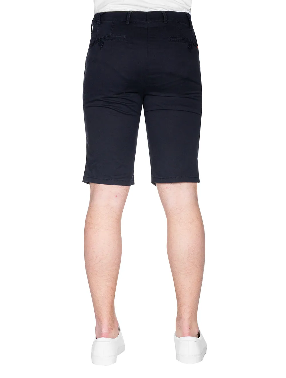 Meyer B-Palma Baumwoll-Shorts Marineblau