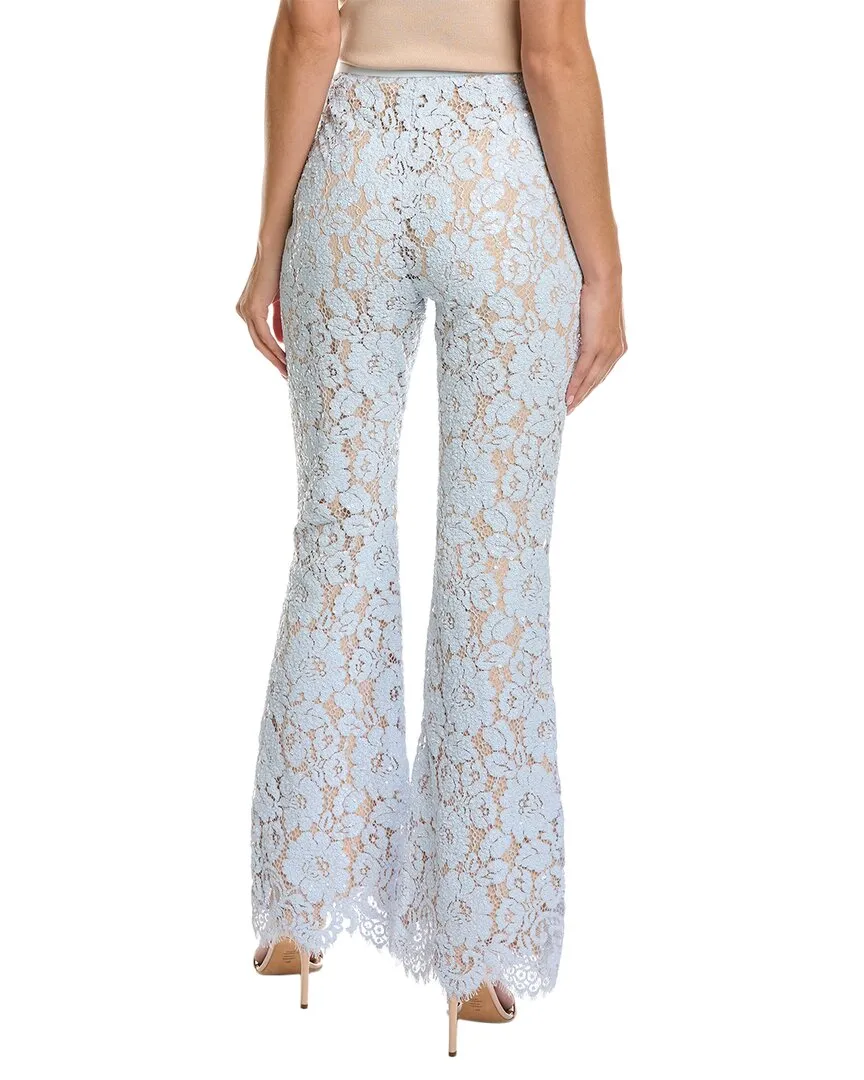 Michael Kors Blumen-Spitze Pailletten Schlaghose