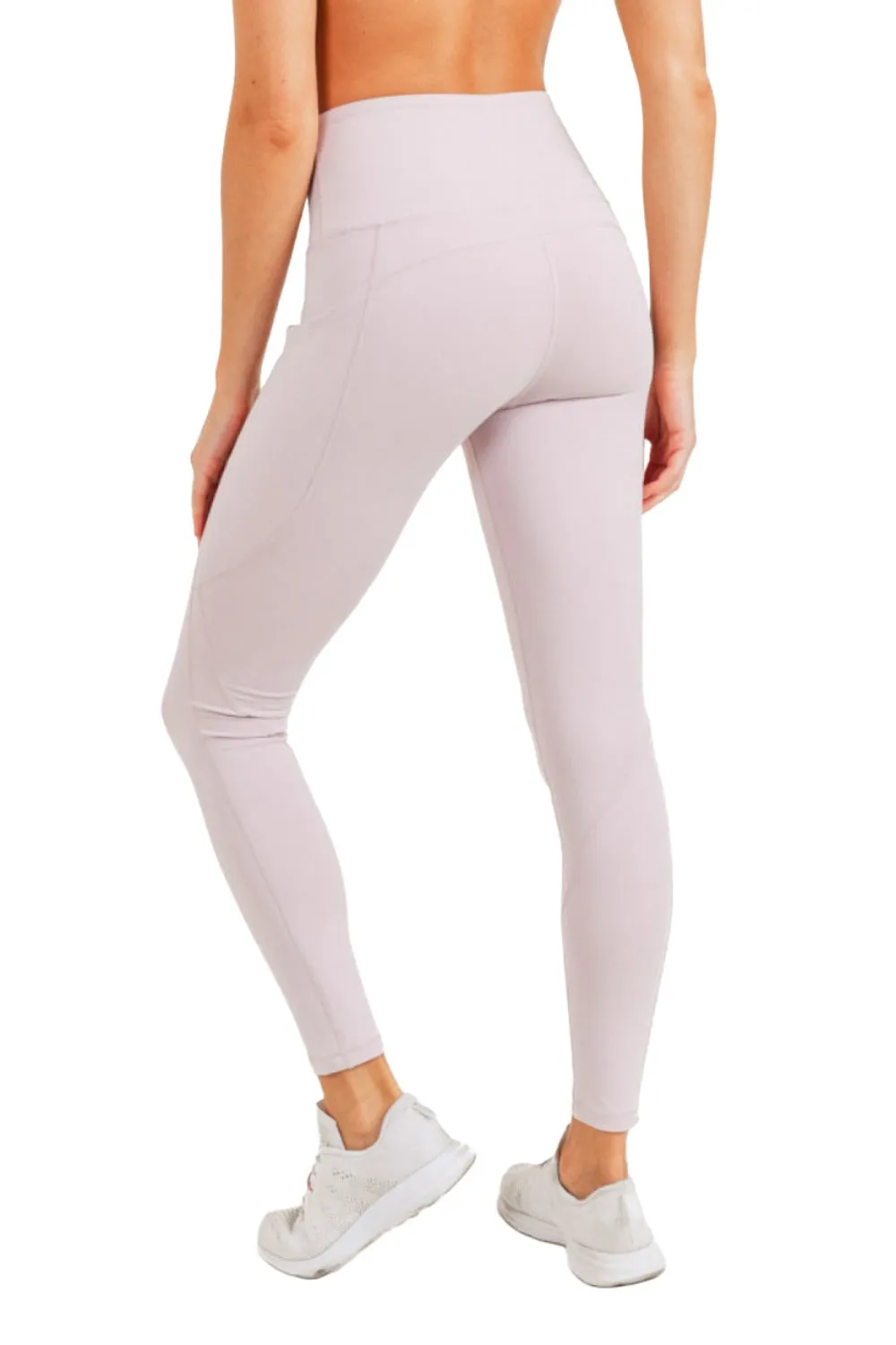 Mono B Essential High Waist Panel Leggings APH3121 Und Plus