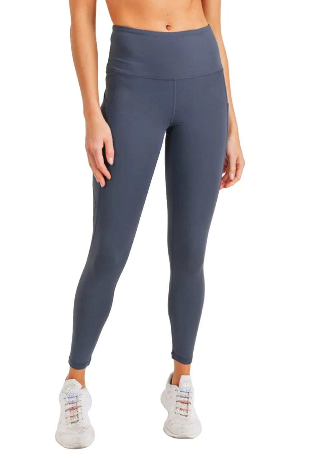Mono B Essential High Waist Panel Leggings APH3121 Und Plus