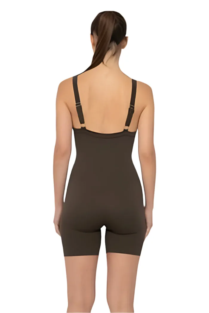 Mono B Ärmelloses Mikrogeripptes Unitard KP-B0906