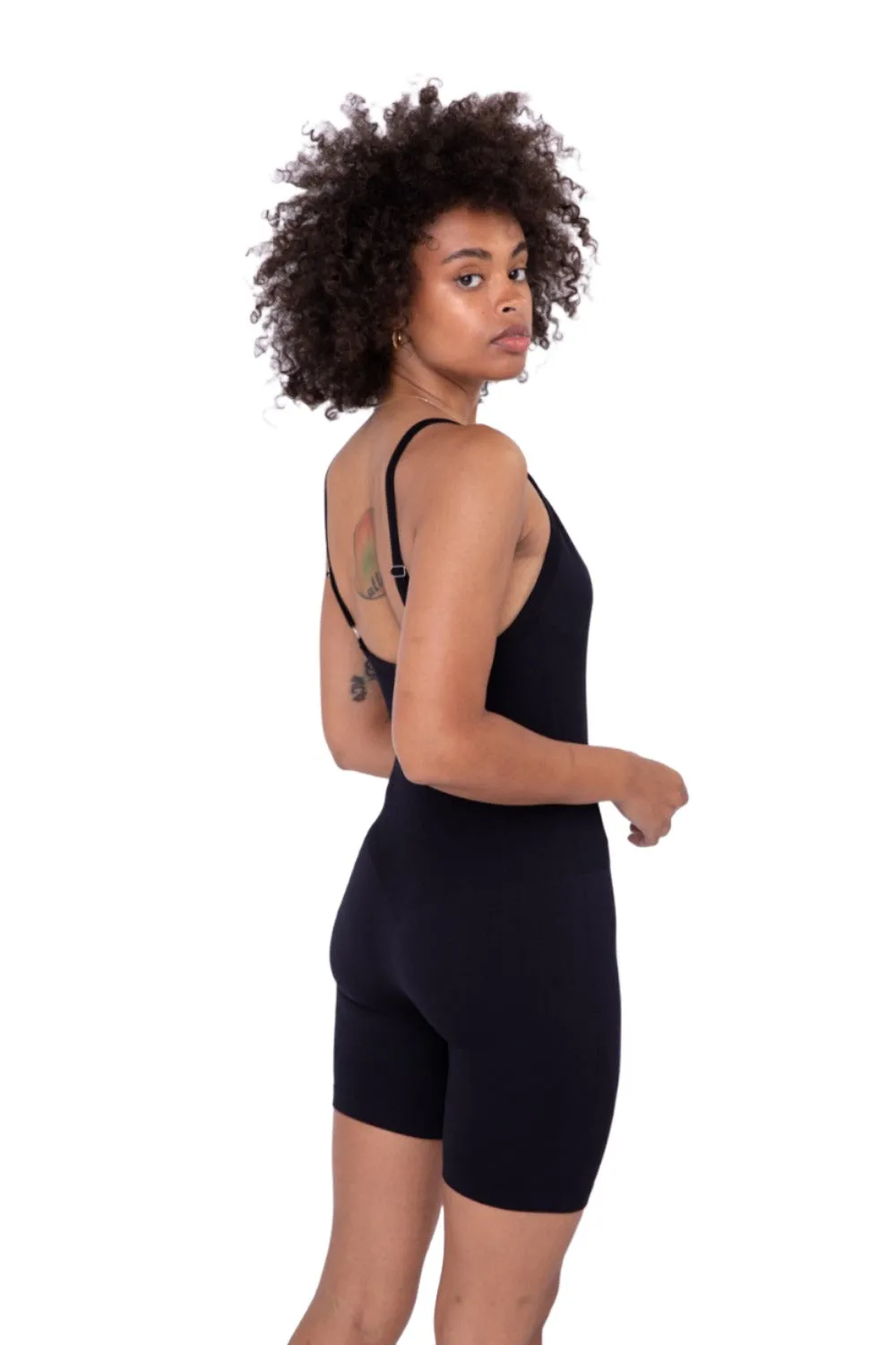 Mono B Ärmelloses Mikrogeripptes Unitard KP-B0906