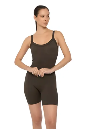 Mono B Ärmelloses Mikrogeripptes Unitard KP-B0906