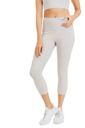 Mono B Gemusterte Snake Jacquard High-Waist Capri APH8037