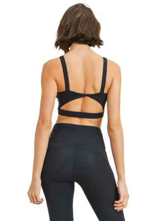 Mono B Twist Back Sport-BH Top AT8090
