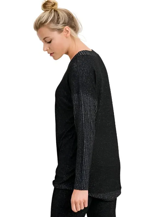 Mono B V-Ausschnitt Hacci Pullover KT11253