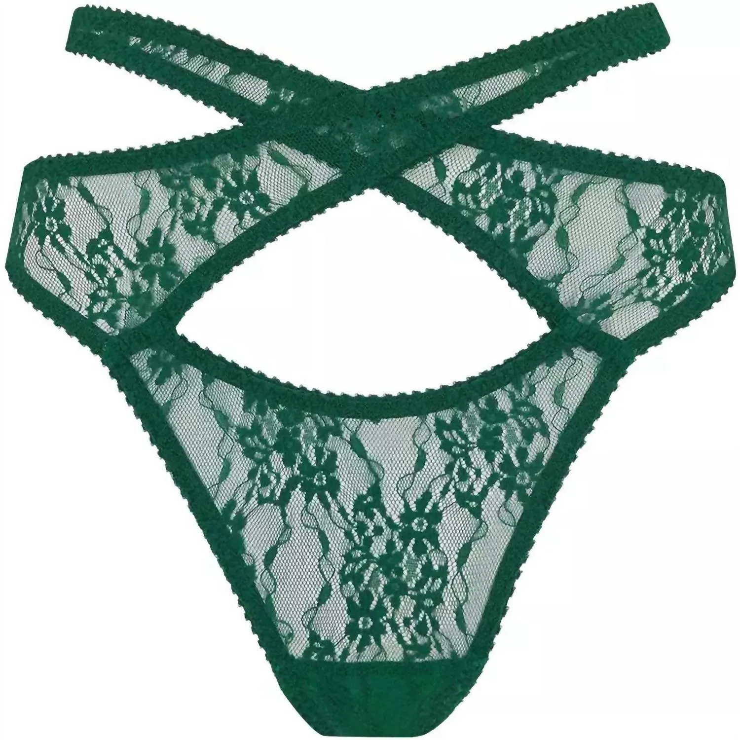 Muse Georgia High Waist Thong in Grün