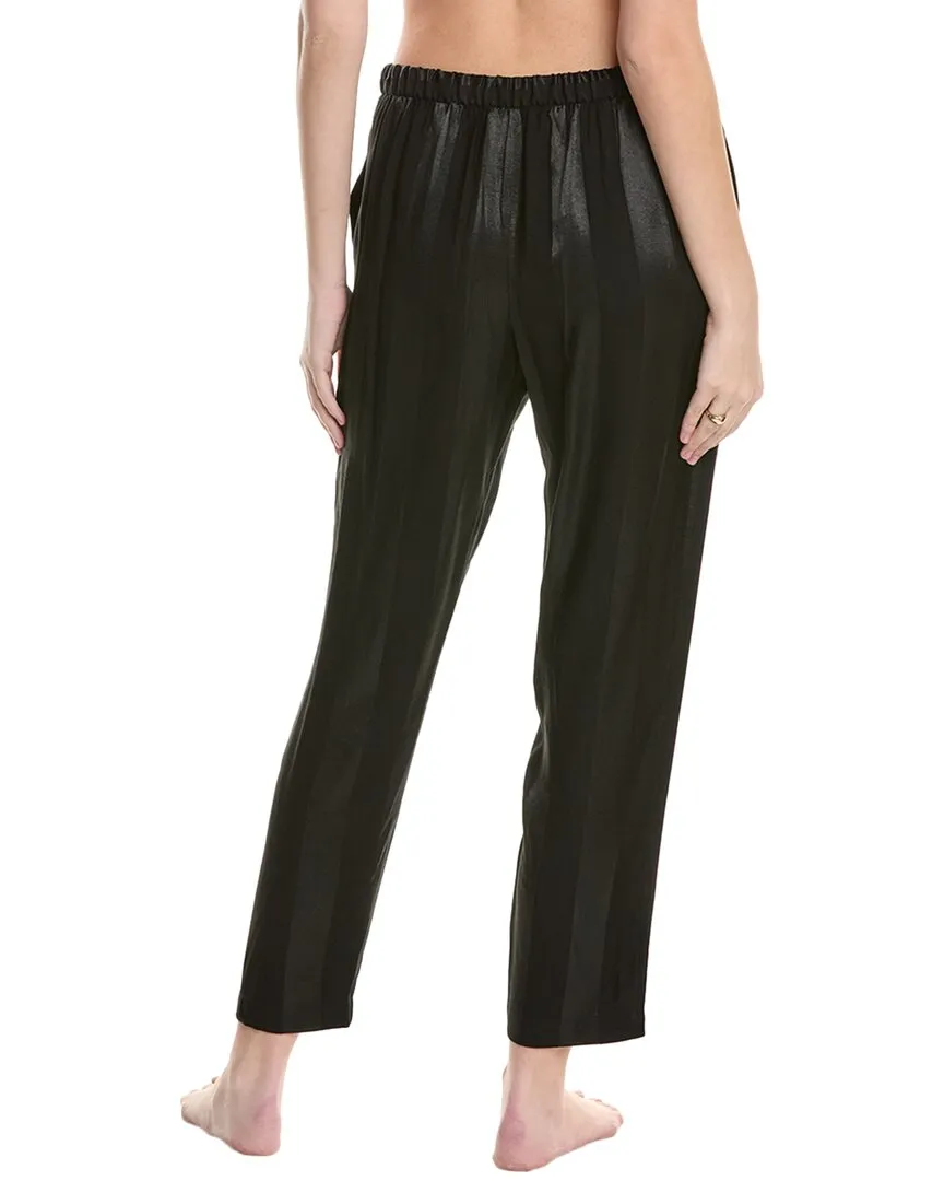 Natori Satin-Jacquard-Streifen-Hose