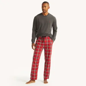 Nautica Herren Pyjama-Hose im Karo-Design