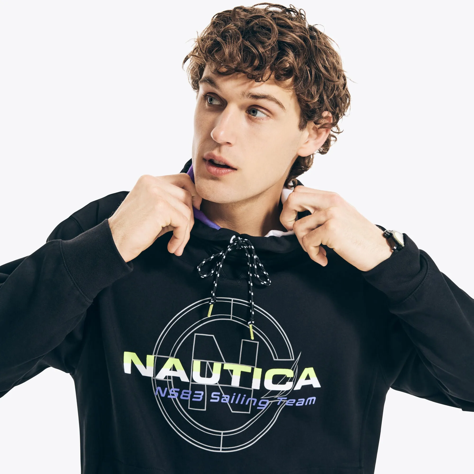 Nautica Herren Segelteam Pullover Hoodie
