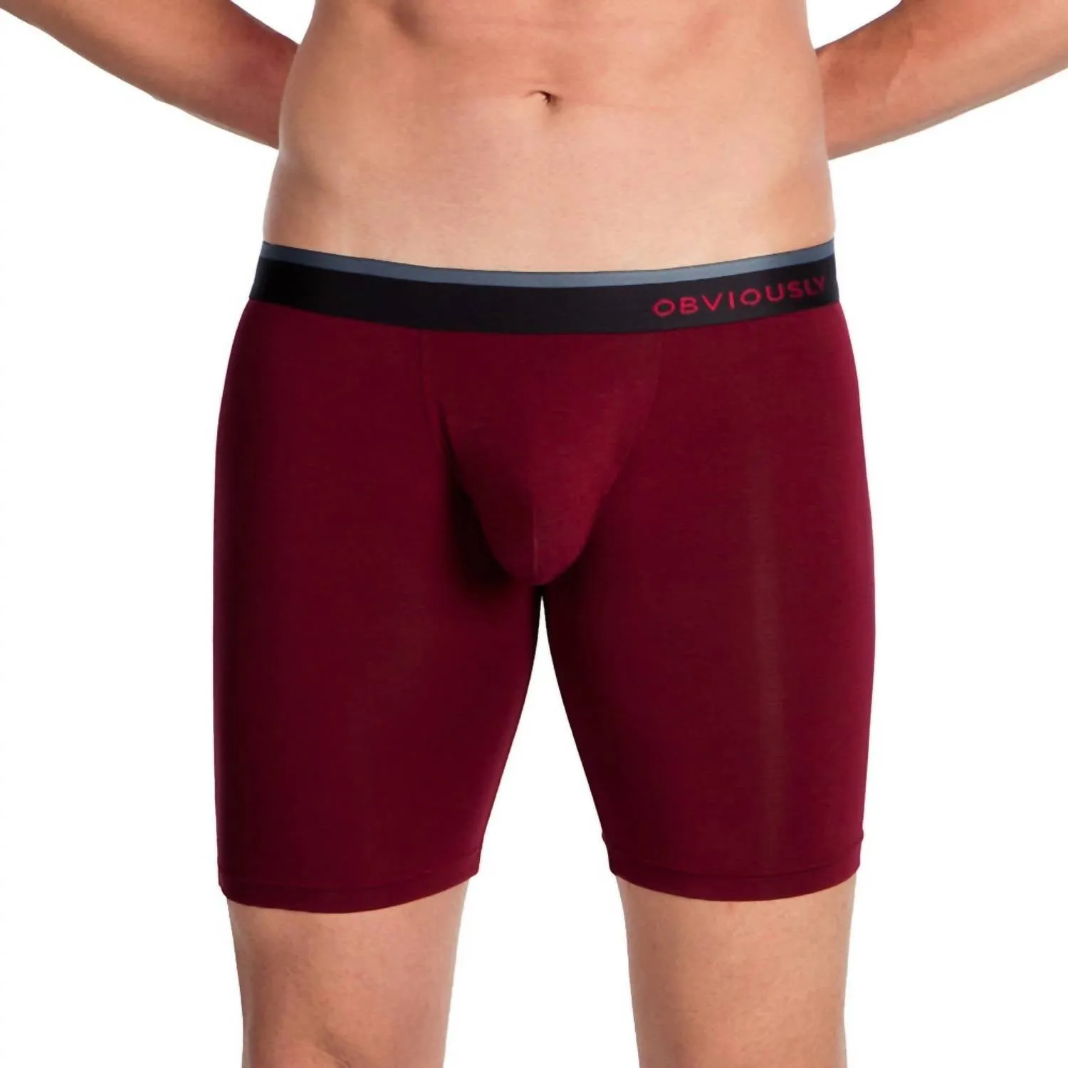 Primeman 9-Zoll-Boxerslip in Bordeauxrot