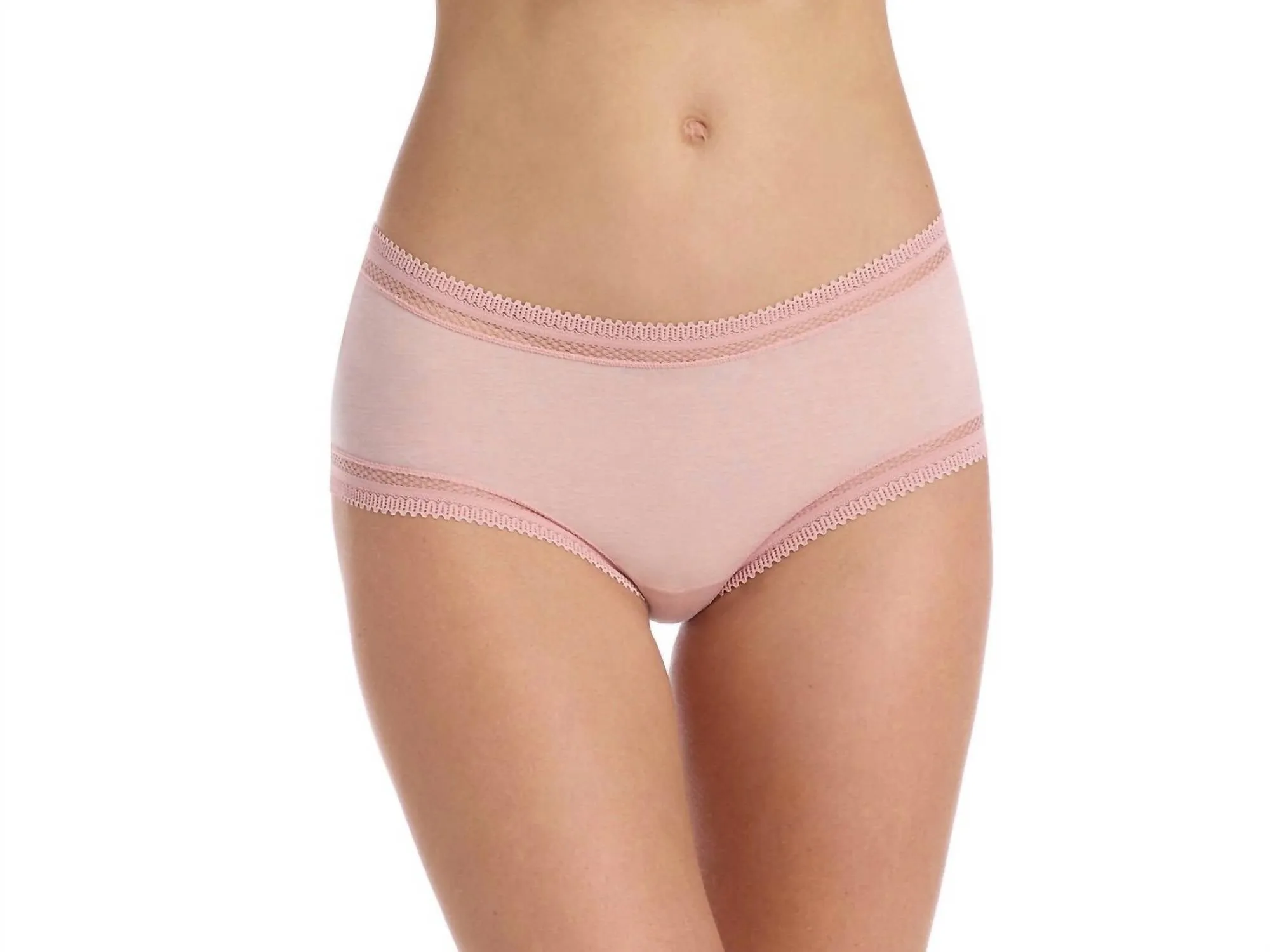 Pure Pima Girlshort Slip in Blassrosa