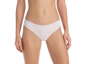 Reine Pima-Slip-Höschen in Weiß
