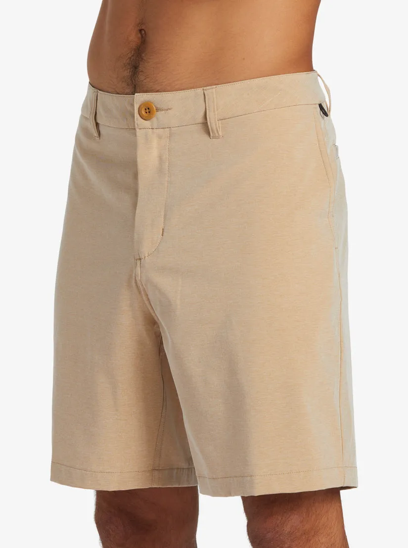 Quiksilver Union Heather Amphibian 20 Shorts - Khaki