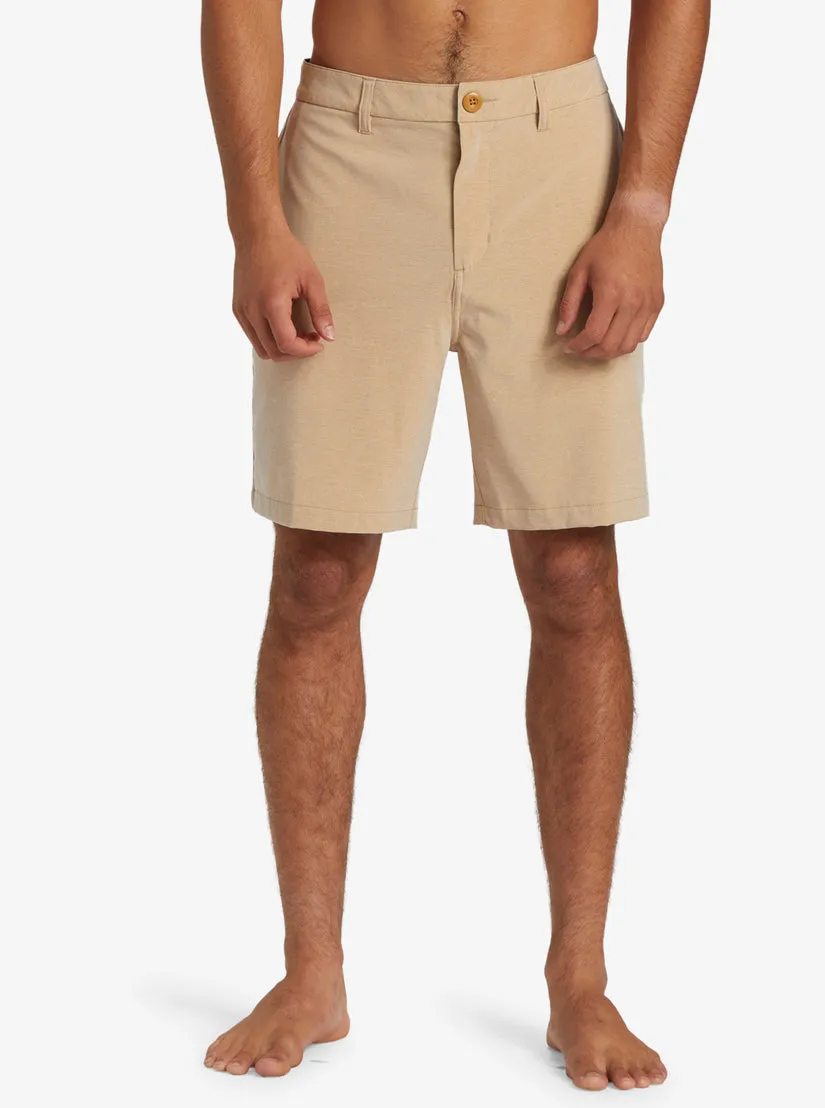 Quiksilver Union Heather Amphibian 20 Shorts - Khaki
