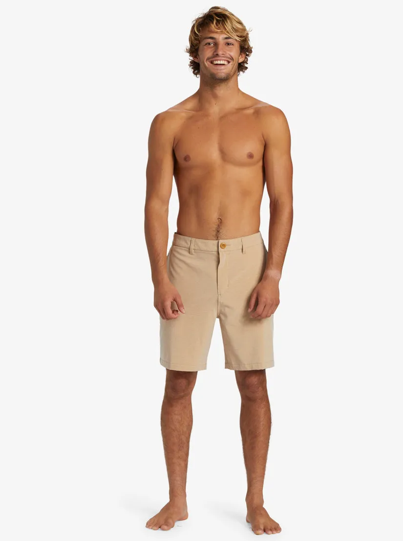 Quiksilver Union Heather Amphibian 20 Shorts - Khaki