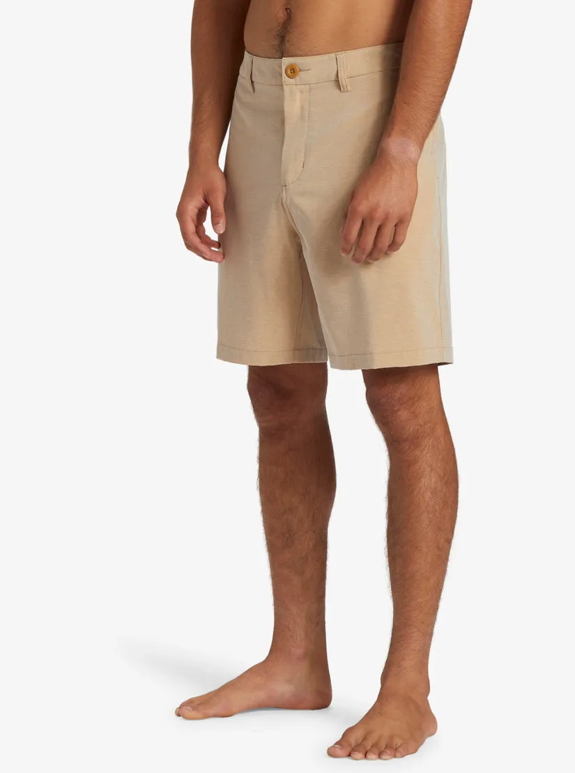 Quiksilver Union Heather Amphibian 20 Shorts - Khaki