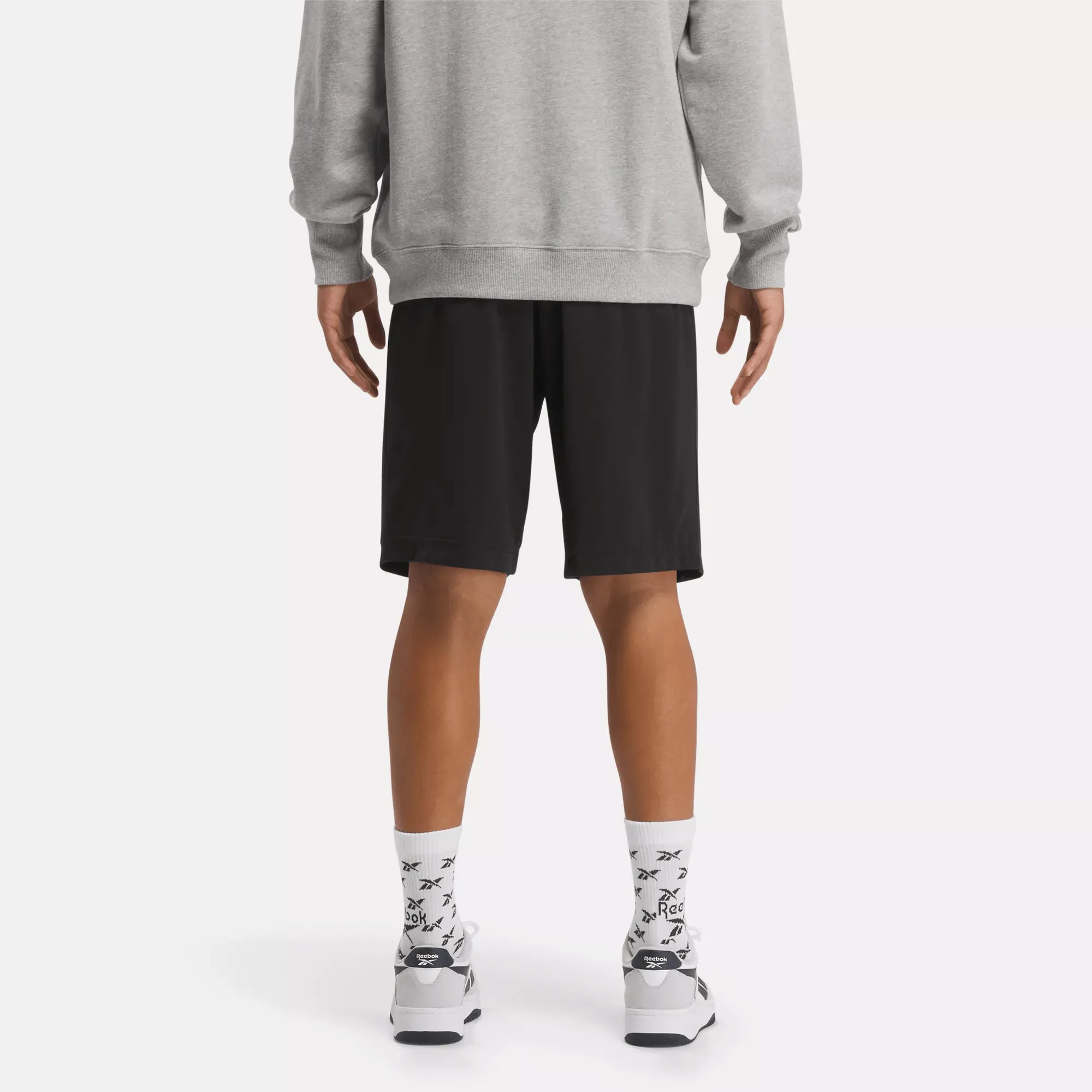 Reebok Bekleidung Herren Basketball Mesh Shorts mit Belüftungslöchern