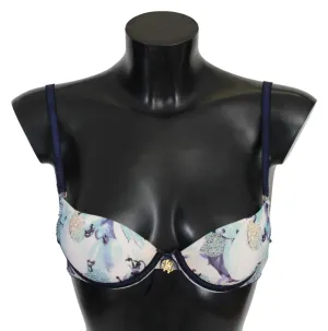 Roberto Cavalli Bedruckter Nylon-BH Damenunterwäsche