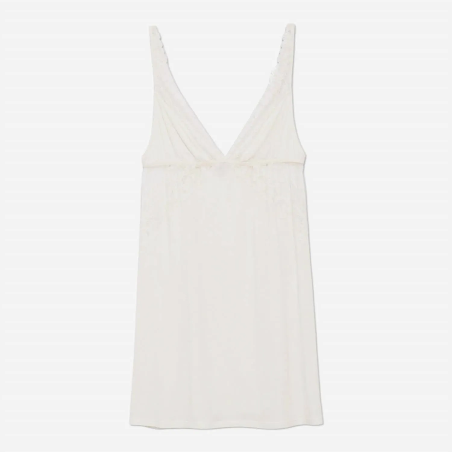 Rosalia Tencel Modal Chemise in Elfenbein